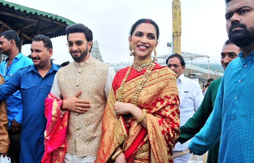 Deepika Ranveer at Tirupati